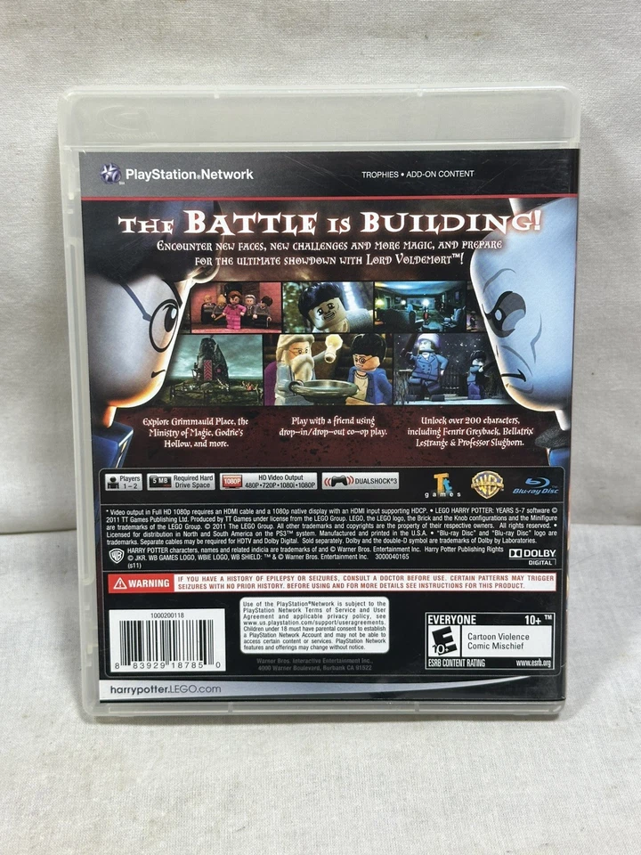 LEGO Harry Potter: Years 5-7 (Sony PlayStation 3, 2011) PS3 Complete and Tested - Image 3 of 4