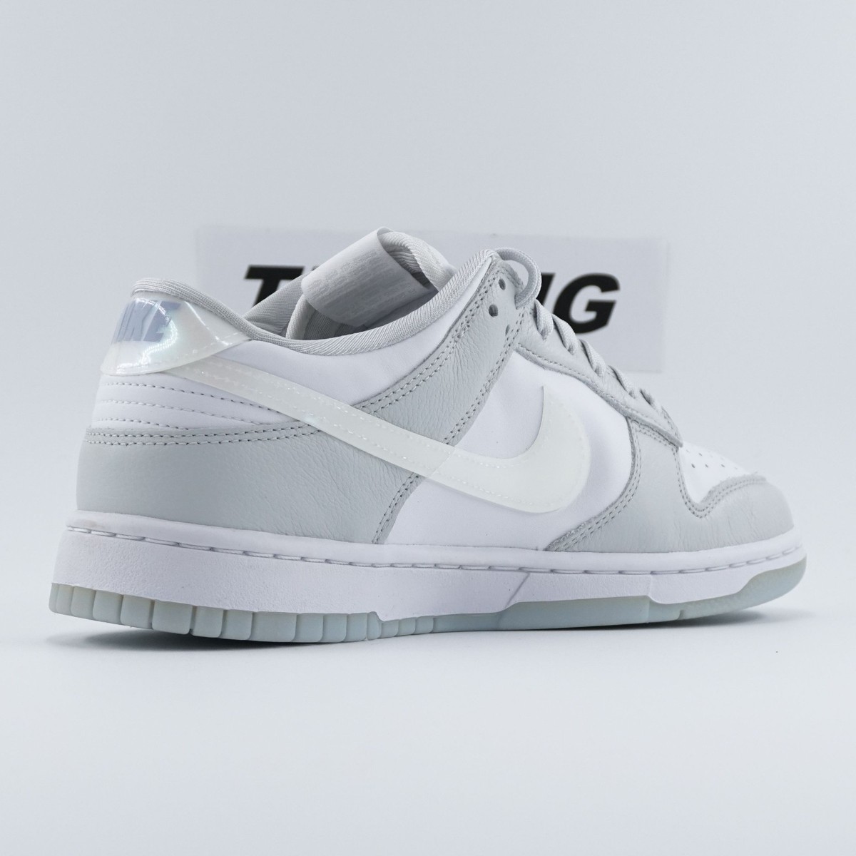 Nike Dunk Low Photon Dust White Blue Ice Leather Limited Rare