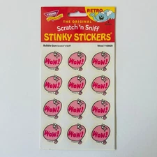 TREND Scratch n Sniff RETRO STINKY STICKERS, bubble gum Scented