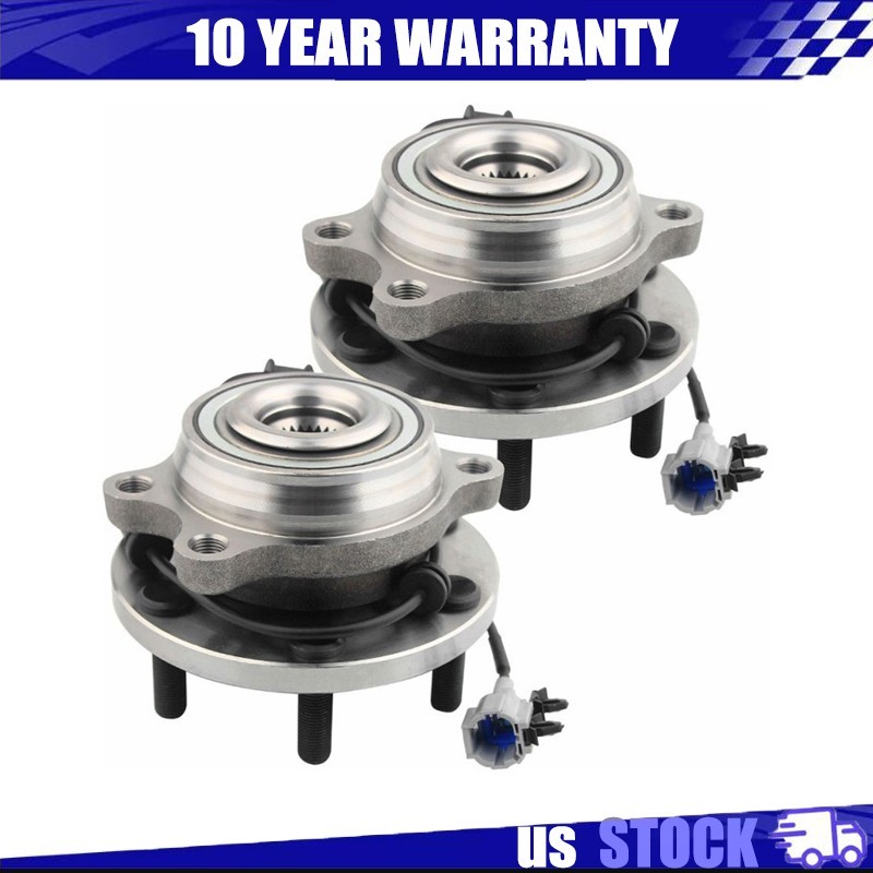 2 Front Wheel Hub Bearing Assembly For Nissan Frontier Pathfinder Xterra 4WD G18
