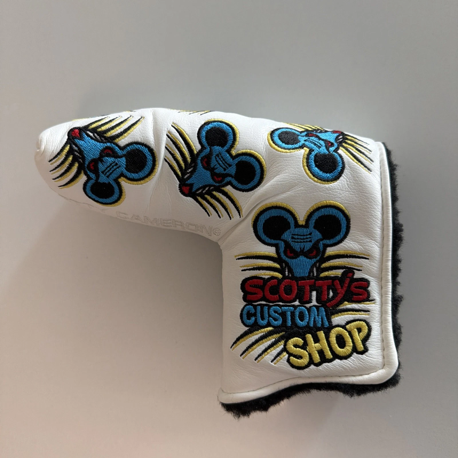 Rare Scotty Cameron 2014 Dirty Rat White Blade Headcover