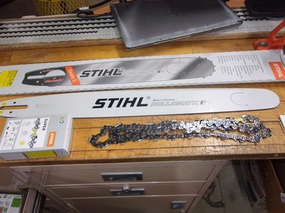 Stihl 25'' SE Guide Bar 3/8'' .050'' 84DL OEM 3003-000-8830 Chain 33RS-84 GL-SN0H