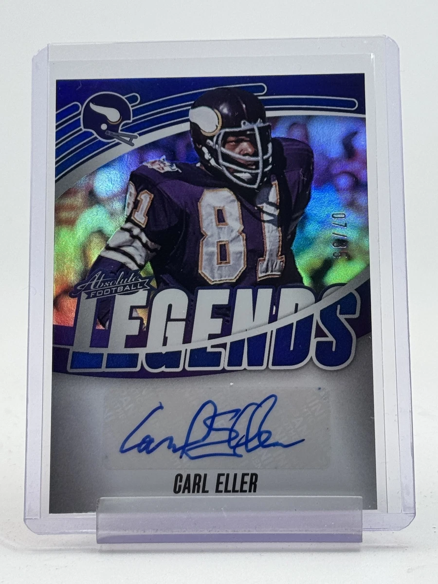 Carl Eller Football Sports Trading Card Singles Autographed for