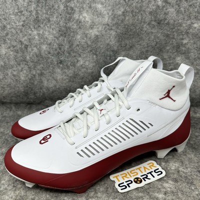 Jordan Vapor Edge Pro 2 Football Cleats Mens Sz 15 Wide Oklahoma Sooners PE