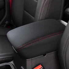 For 2018-2024 JEEP Wrangler Gladiator Car Center Console Lid Armrest Cover Black