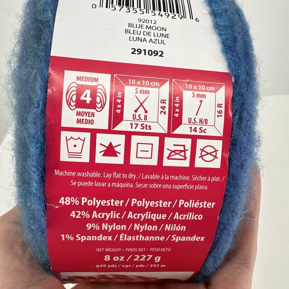 Yarnspirations Caron Colorama Haze Yarn Blue Moon 291092 NEW - Image 4 of 4