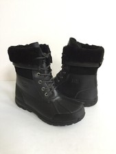UGG KIDS / YOUTH BUTTE BLACK WATERPROOF Boot US 4 / EU 34 / UK 3 - NEW