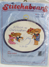 Dimensions Stitchabears Counted Cross Stitch BEARS UNITED 7633 NIP Wedding Frame
