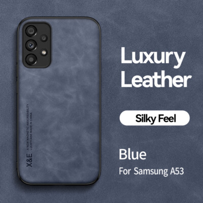 Slim Leather Case Fr Samsung Galaxy A15 5G A16 A25 A35 A54 A53 Shockproof Cover