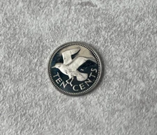 1977 Barbados 10 Cents - Proof L2
