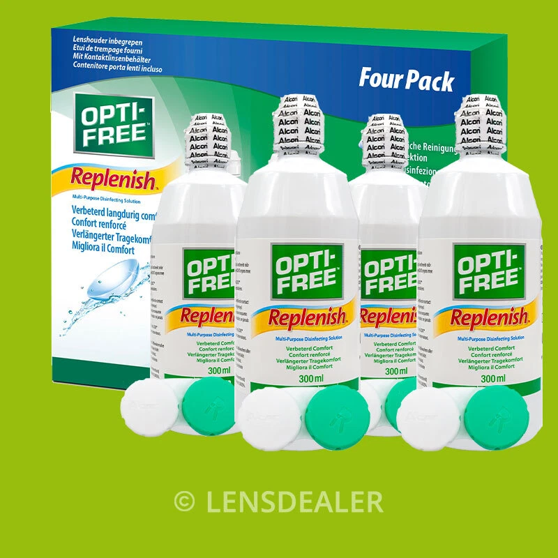 Alcon Opti-Free Replenish Kontaktlinsenpflege - 4x300ml