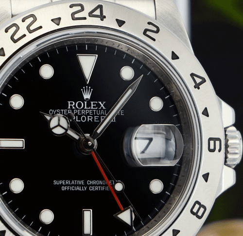 ROLEX - Rehaut 40mm Stainless Steel Explorer II Black Dial 16570 - SANT BLANC - Bild 10 von 10