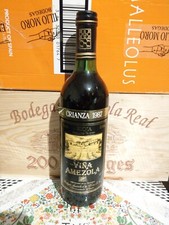 1987 VIÑA AMEZOLA CRIANZA DE RIOJA Perfecto estado de conservación. Wine bottle.