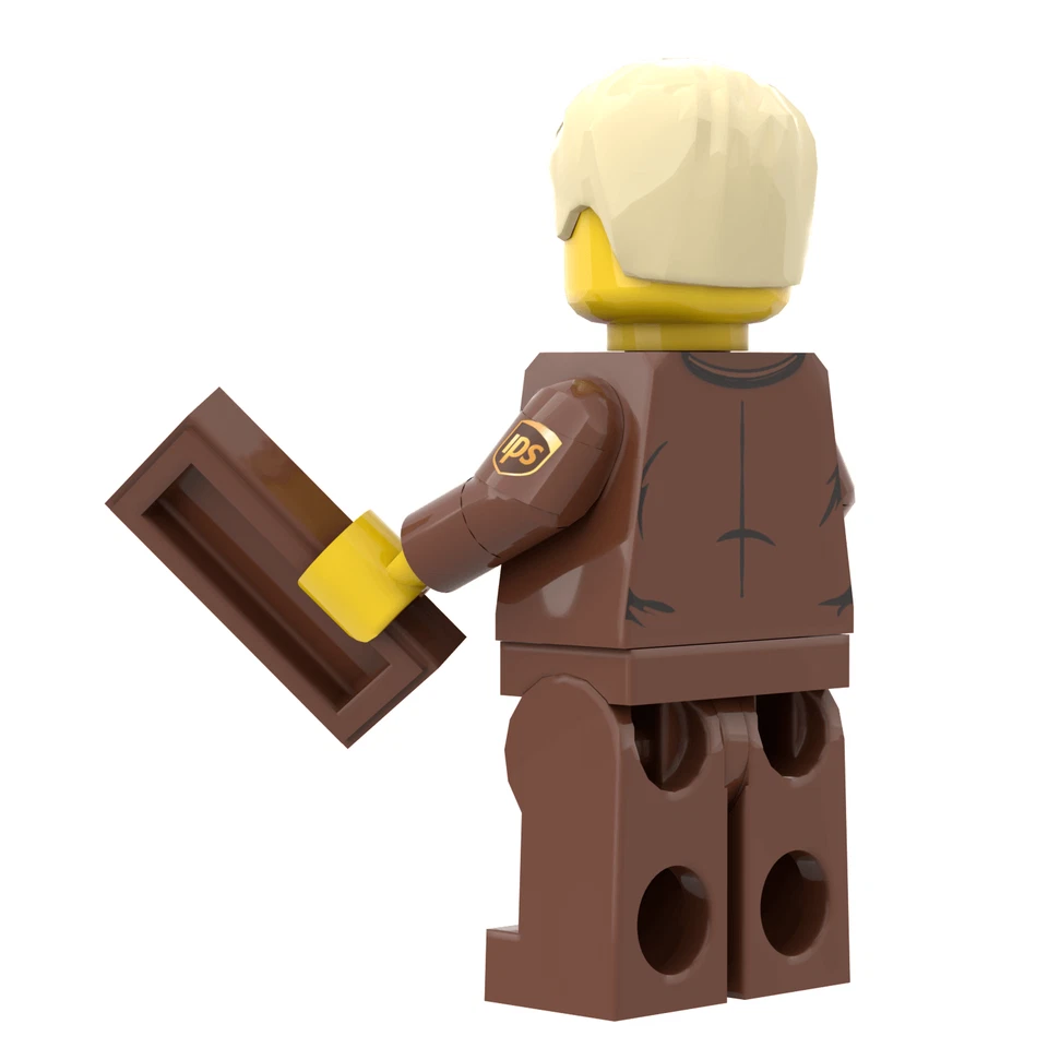 Nuevo - IPS Hombre Delivery Driver - Camión - Minifigura Impresa Personalizada - Envío Foto 2 de 2