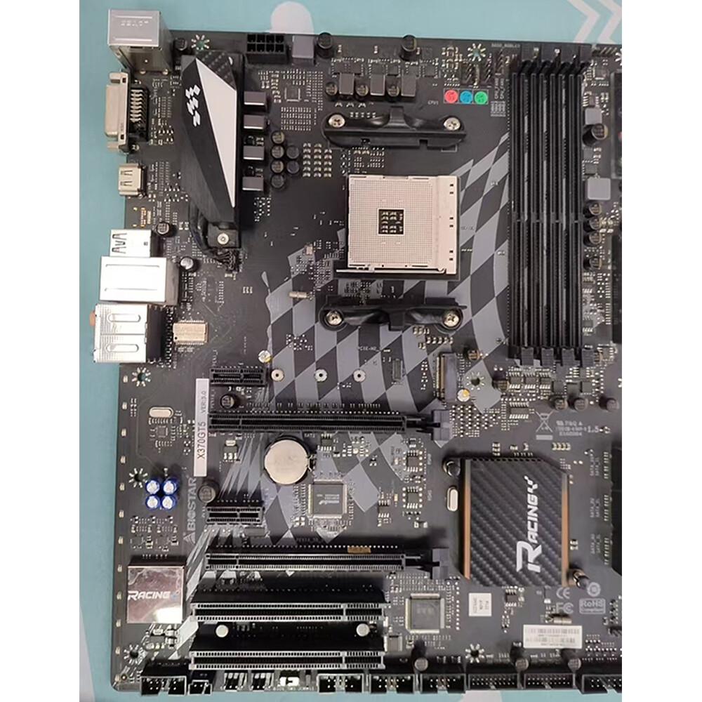 FOR Biostar X370GT5 Motherboard Supports 64GB AM4 DDR4 AMD B350