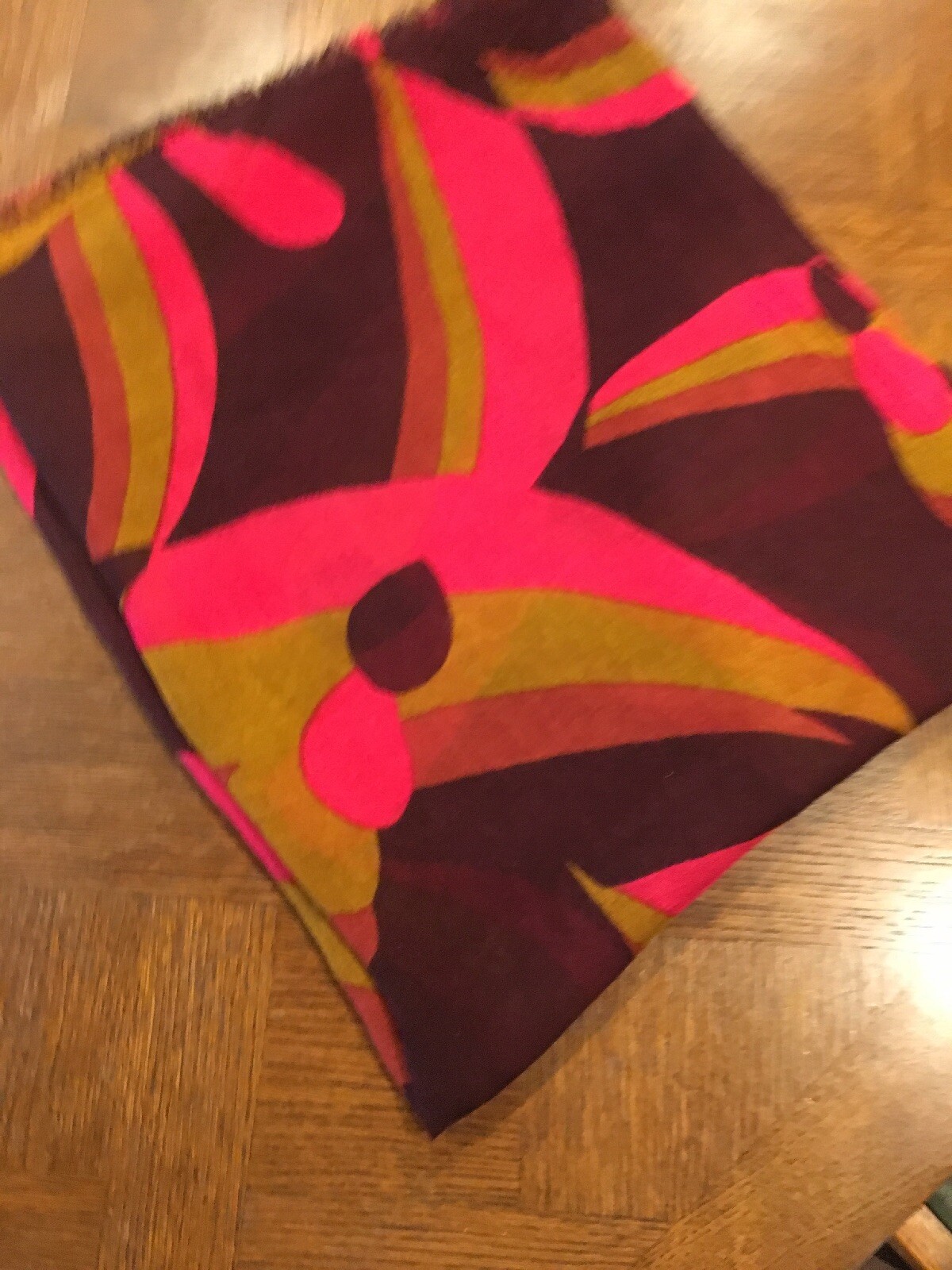 Abstract Geometric Print Rectangular Scarf Shawl … - image 4