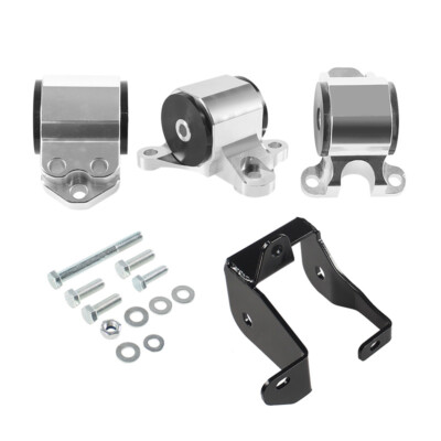 Billet 3 Bolt Engine Swap Mount Kit For 1996-2000 Honda Civic EK B&D Series