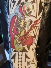 Tattoo Sun Arm Sleeve Skeleton