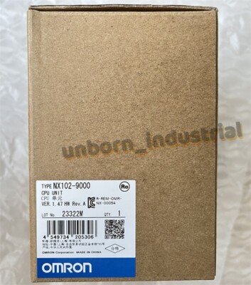 NEW Genuine Omron NX102-9000 CPU Unit NX102-9000#YC | eBay