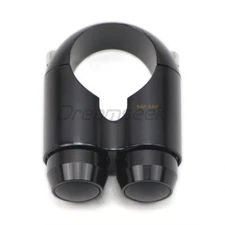 2 Button 25mm Handlebar Switch Control Light Button Universal Motorcycle Black