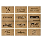 Personalised Welcome Coir Door Mat / Custom Bespoke Floor Rug Large