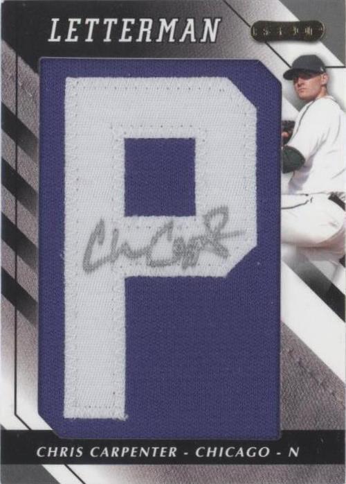 2008 Razor Letterman - Chris Carpenter #CHC-P (AU) for sale online | eBay