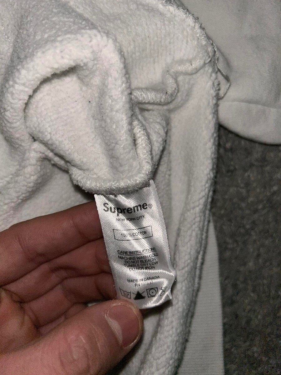 Supreme x Hysteric Glamour Hoodie white (FW17SW46) Men's Size M