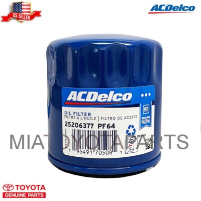 6 Set ACDelco Pro PF64 Engine Oil Filter Cadillac 19386865