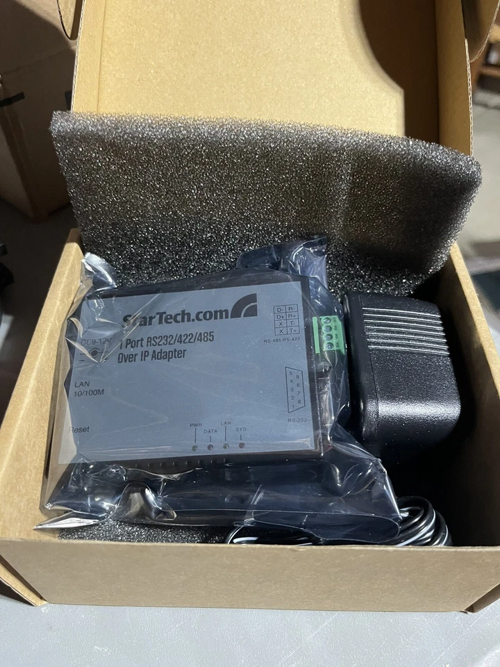 StarTech NETRS2321E 1 Port RS-232/422/485 Over IP Adapter - Image 2 of 4