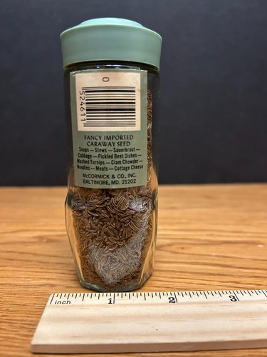 ✰ Vintage SCHILLING/McCormick Spice Jars Avocado/Sage Green Lid ✰YOUR CHOICE✰ - Picture 3 of 53