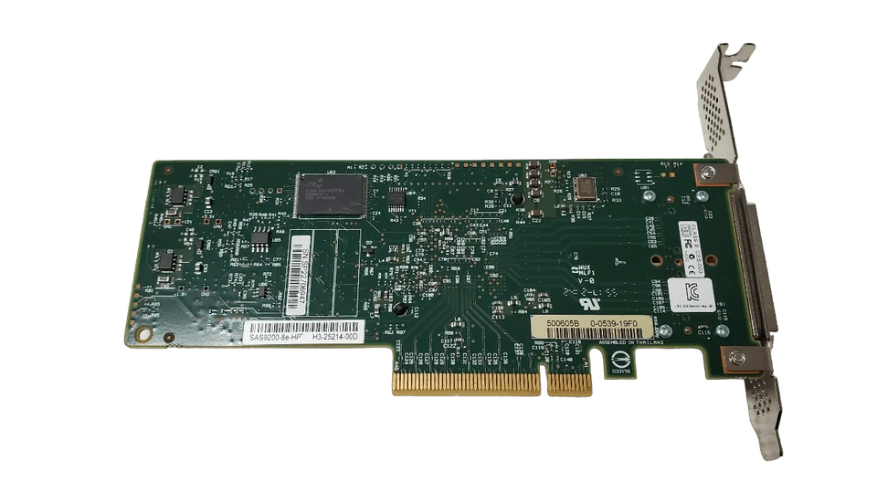 HP 617824-001 6G Dual Port HBA Card SAS9200-8e HP FH Bracket 615242-001 - Image 3 of 4
