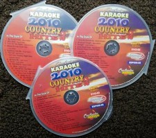 3 CDG DISCS COUNTRY 2010 HITS TWO CHARTBUSTER KARAOKE 50 SONGS CD G 5143 SONGS