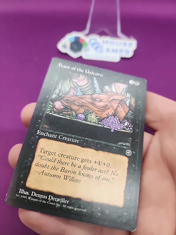 Feast Of The Unicorn Homelands Misprint Crimp MTG Magic Oddity *CCGHouse* - Image 4 of 4