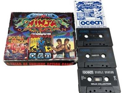 Ocean Ninja Collection Cassette Double Dragon Shadow Warriors Retro