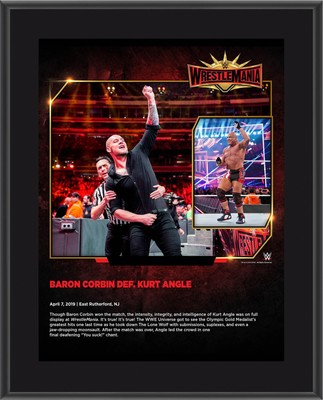 Baron Corbin WWE 10.5'' x 13'' WrestleMania 35 Sublimated Plaque