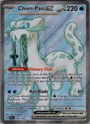 Chien-Pao ex 236/193 Paldea Evolved Ultra Rare Full Art Holo