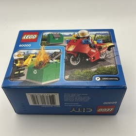 LEGO CITY: Fire Motorcycle (60000) Full Lego Set Sealed With Mini Figure NIB