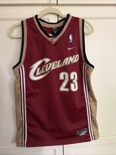 Cleveland Cavaliers 23 Basketball Jersey LeBron James Nike Maroon 2  Men  s L