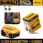 100% Original Battery 20V/60V 6Ah 9Ah MAX FlexVolt for DCB606 DCB205 DCB206 DCB2