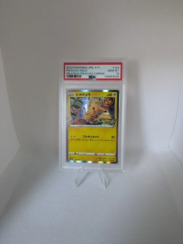 New ListingPSA 10 2020 POKEMON JAPANESE S PROMO PIKACHU-HOLO PIKAPIKA! PIKACHU! CAMPAIGN