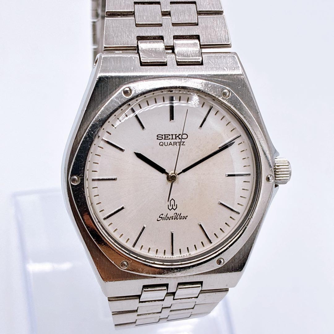 Seiko 6030-7050 SilverWave Watch Used Tested From Japan image 3