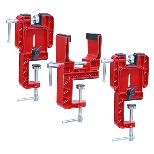 Vise For Tuning And Waxing, Ski Vice Red