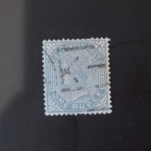 India Stamps:  1874 East India Postage 1.00 Rupee. Victoria. Used (C22