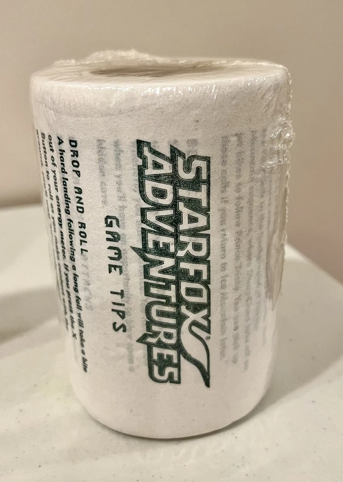 Starfox Adventures GameCube Game CIB & 2002 Game Tip Toilet Paper Nintendo RARE! - Image 3 of 4
