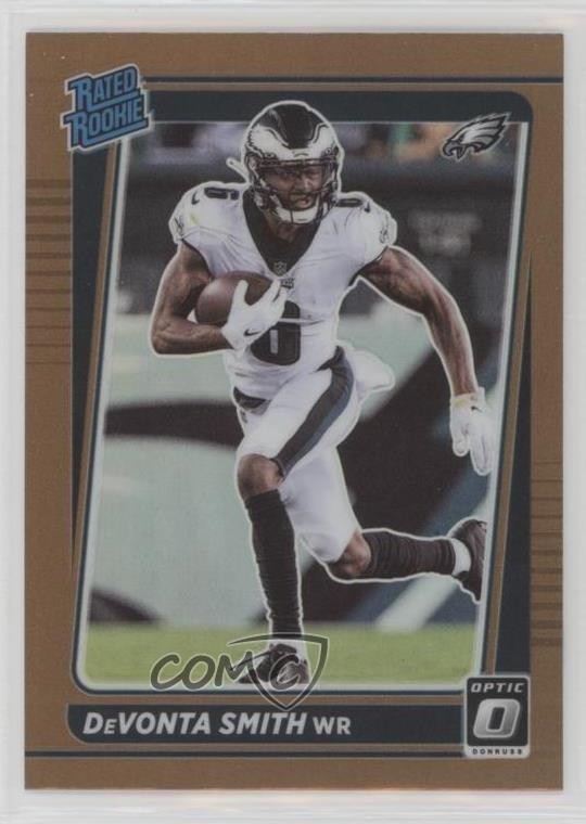2021 Panini Donruss Optic Rated Rookie Bronze Prizm DeVonta Smith #205 10ip