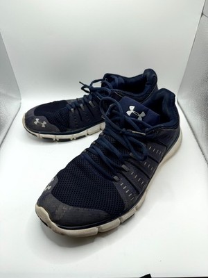 Under Armour Micro G Limitless 1274410-410 Mens 11.5 Sneaker Navy Running Shoes