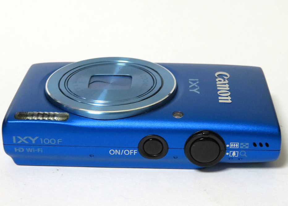 Canon IXY 100F Blue Compact Digital Camera 16.0MP 8x Zoom Tested