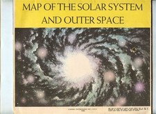 Map of the Solar System and Outer Space by Book Enterprises 1960