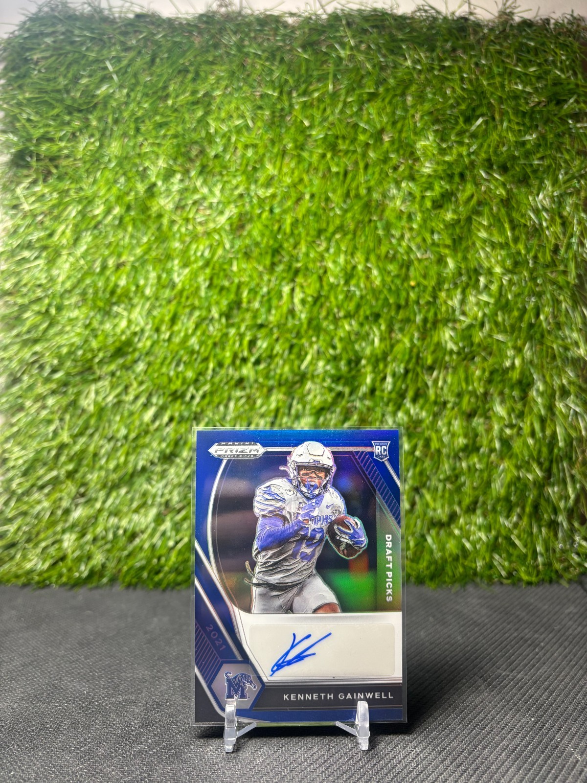 Kenneth Gainwell Panini Prizm Draft Picks Draft Picks Autographs #DPAKGA Blue Ice