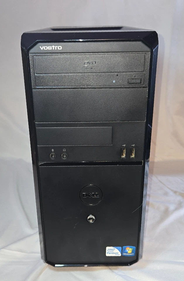 Dell Vostro 230 PC Monitor Keyboard Mouse Intel Dual Core E5700 3Ghz 2GB 220GB - Image 2 of 4